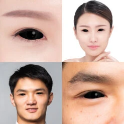 22MM Full Eye Black Sclera -Eye Colors Sale BlackScleraFullEyeHalloween22MM