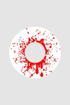 Crazy Blood Splat Halloween Contacts -Eye Colors Sale CrazyBloodSplatHalloweenContacts2