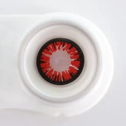 Glamor Red Halloween Contacts -Eye Colors Sale GlamorRedHalloweenContacts1