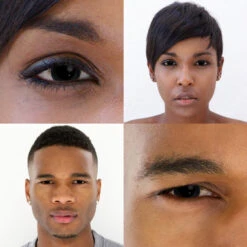 17MM Mini Sclera Black - (Blind Lens With No Pupil Cut Out) -Eye Colors Sale MiniScleraBlack17MMHalloween