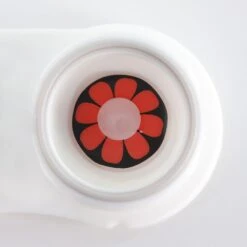 Red Daisy Halloween Contacts -Eye Colors Sale RedDaisyHalloweenContacts2