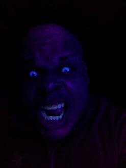 White UV I-Glow Halloween Coloured Contact Lenses (Neon) -Eye Colors Sale UVWhite