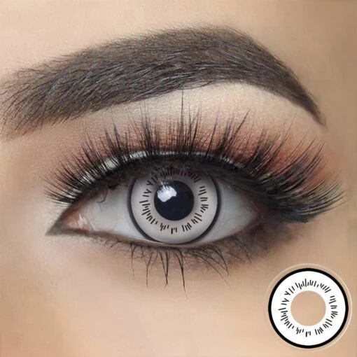 White Hinata Byakugan Cosplay Contacts