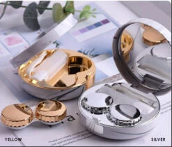 Premium Cosmetic Contact Lens Kit -Eye Colors Sale Yellow Silver