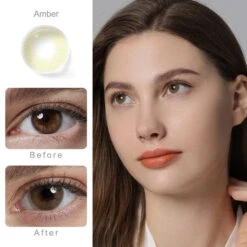 Hidrocor Amber Yellow Colored Contacts -Eye Colors Sale ezgif.com gif maker 2022 10 07T021255.034