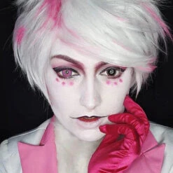 Pink Manson Halloween Contacts -Eye Colors Sale ezgif.com gif maker 2022 10 08T004339.674