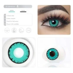 Green Vampire Halloween Contacts -Eye Colors Sale ezgif.com gif maker 096169df 8145 4504 99a9 98145abfe40f