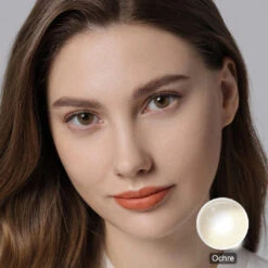 Hidrocor Ochre Brown Colored Contacts -Eye Colors Sale ezgif.com gif maker 33