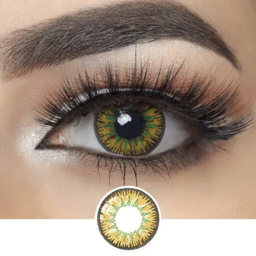 Nonno Hazel Yellow Contact Lenses