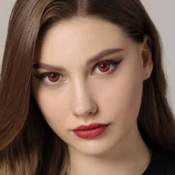 Nonno Deep Red Coloured Contacts -Eye Colors Sale ezgif.com gif maker 4