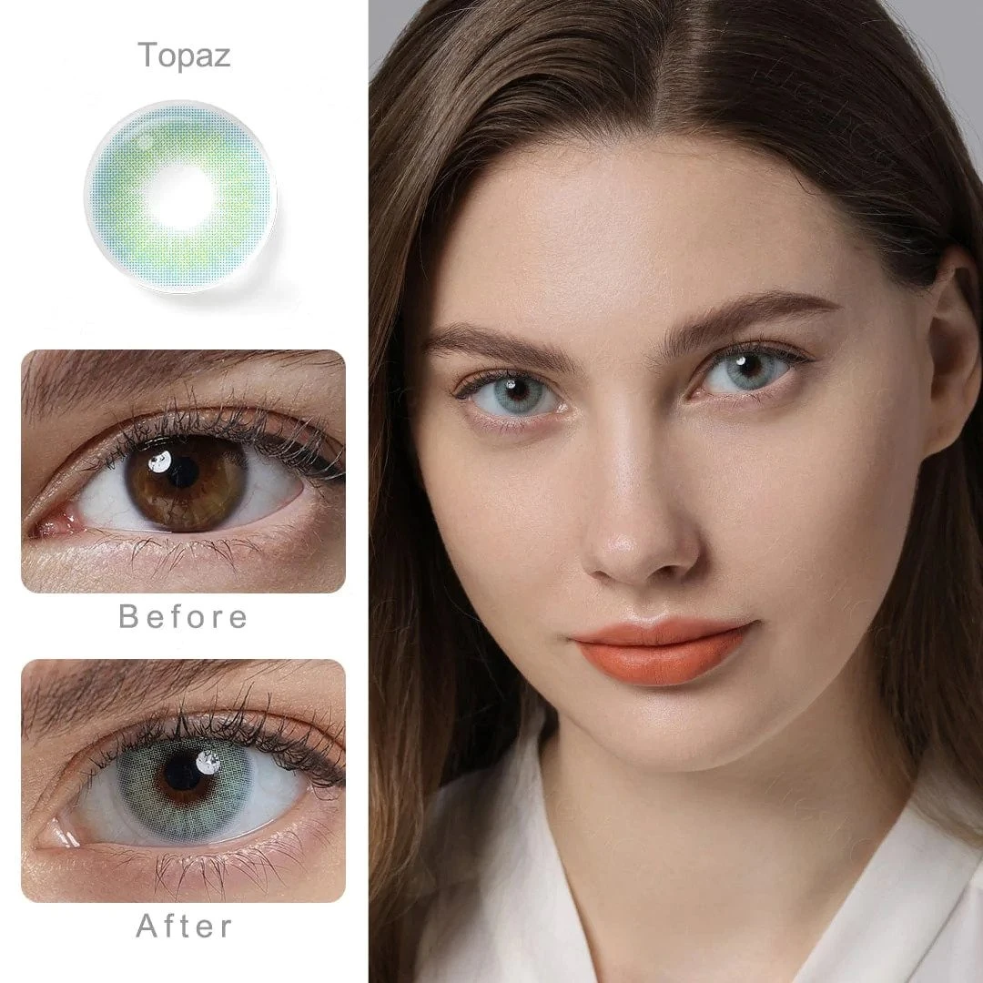 Hidrocor Topaz Blue Coloured Contacts 9 Hidrocor Topaz Blue Coloured Contacts - Image 7