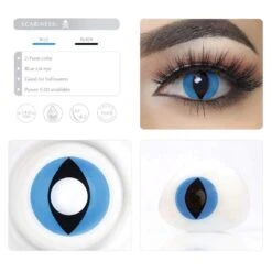 Blue Cat Eye Halloween Contacts -Eye Colors Sale ezgif.com gif maker 5 4cb8cee8 6158 4419 8865 f9d5384b726d