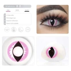 Pink Dragon Eye Halloween Contacts -Eye Colors Sale ezgif.com gif maker 70